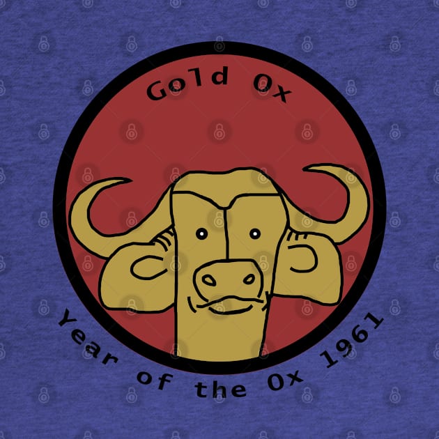 Year of the Gold Ox 1961 by ellenhenryart
